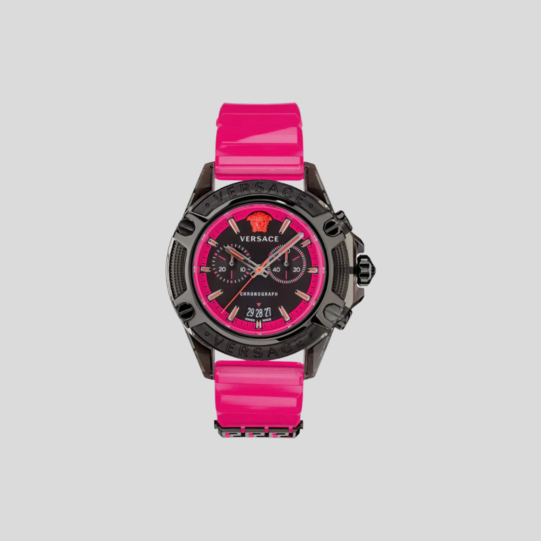 Versace Pink Icon Active Chronograph Watch