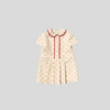 Gucci Kids Polka dot dress with all-over GG