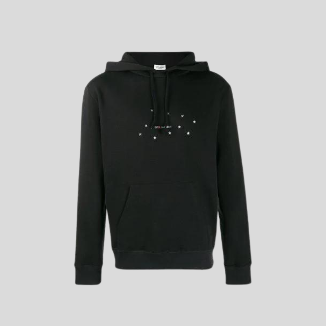 Yves Saint Laurent Black Hoodie Sweatshirt