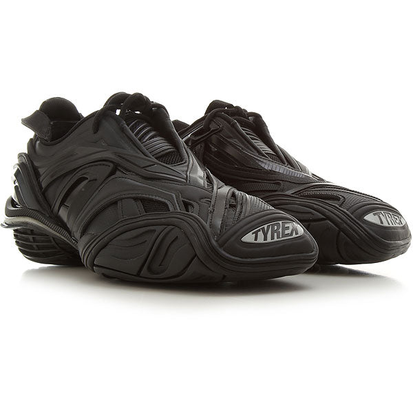 Balenciaga Black Tyrex Low Sneakers ICETIME LUXE