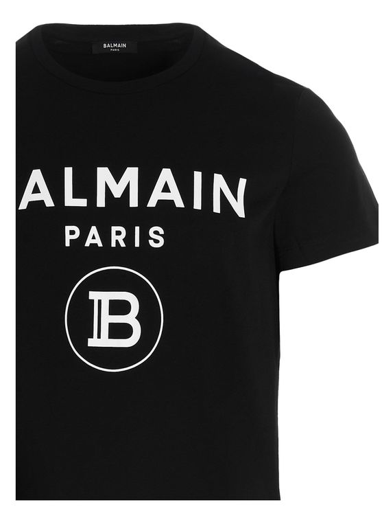 Balmain Black Logo T-Shirt