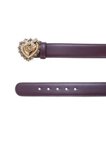 Dolce & Gabbana Leather Devotion Belt