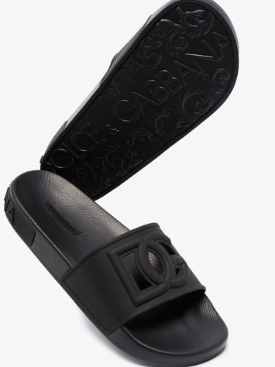 Dolce and discount gabbana black slides