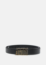 Amiri Black / Gold Nappa Belt