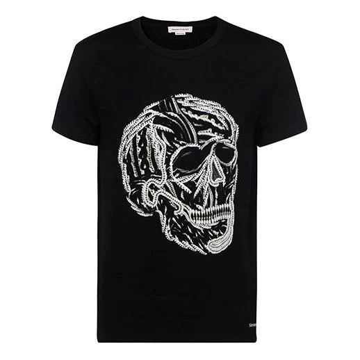 Tシャツ・カットソー MCQUEEN 'Skull' T-shirt Alexander McQueen Skull Print T-Shirt | ICETIME LUXE