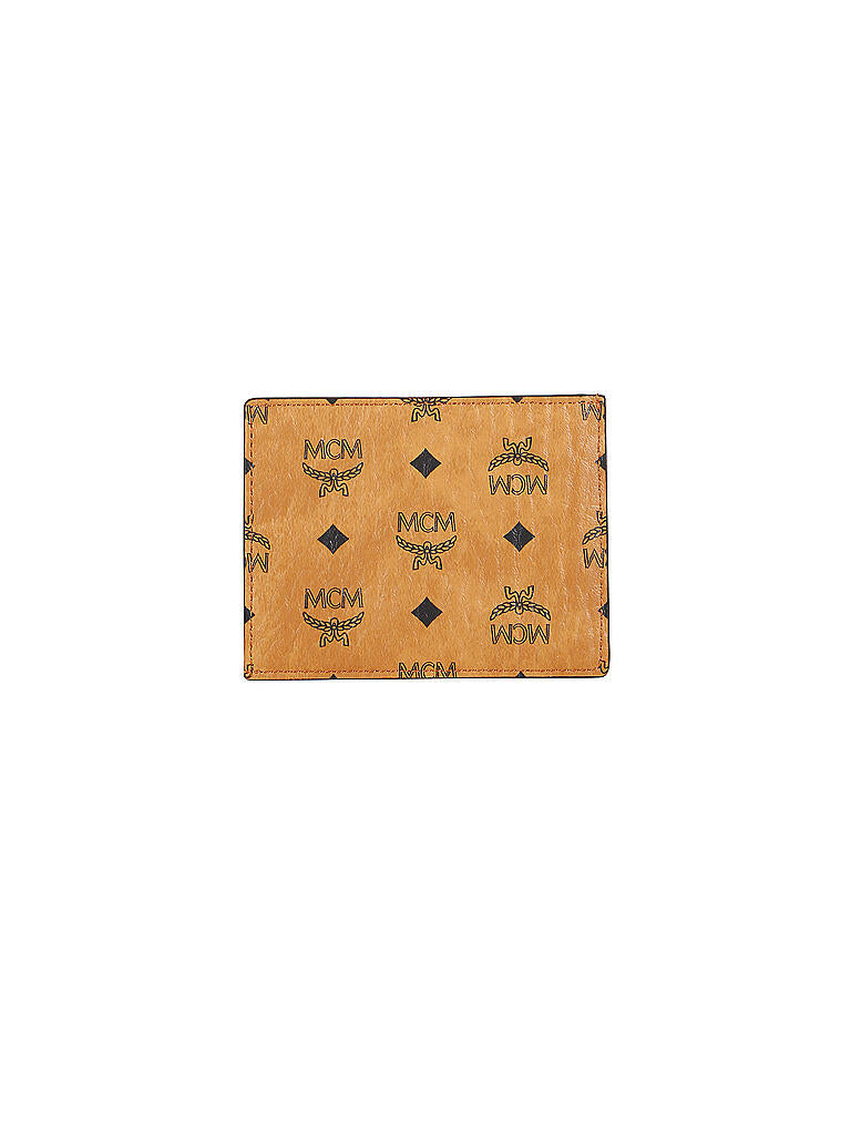 MCM Cognac Card Case Wallet