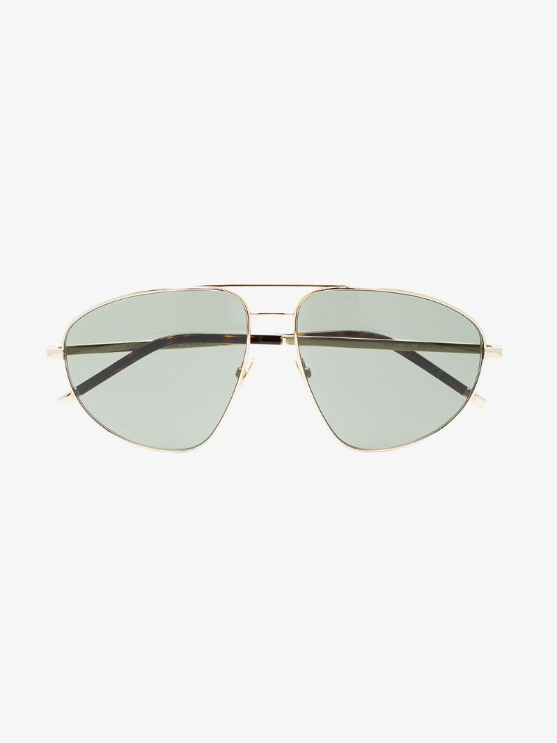 Yves Saint Laurent Acetate Aviator Sunglasses
