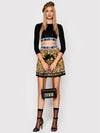 Versace Jeans Couture Black Fitted Blouse
