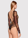 Versace Jeans Couture Tulle Bodysuit Regalia Black