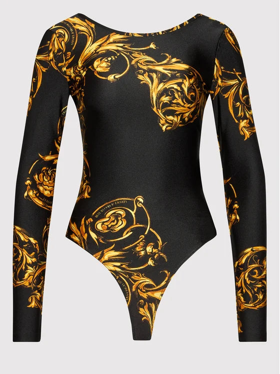 【関税&送料込】Versace Jeans Couture Bodysuit With Rowing B Versace Jeans Couture Black Regalia Bodysuit – ICETIME LUXE