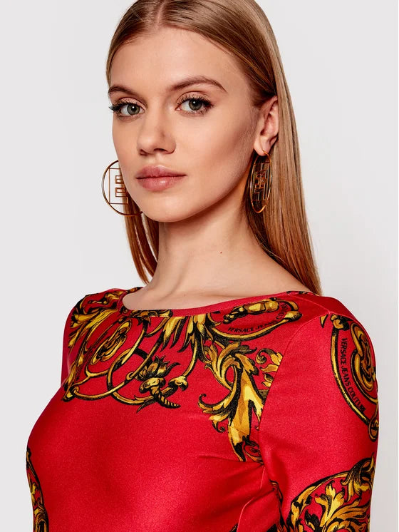 Versace Jeans Couture Regalia Bodysuit - Red