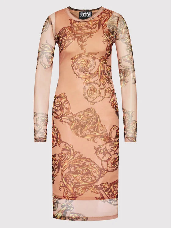 Versace Jeans Couture Nude Cocktail Dress Versace Jeans Couture Nude Cocktail Dress