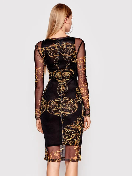 Versace Jeans Couture Black Cocktail Dress Versace Jeans Couture Black Cocktail Dress