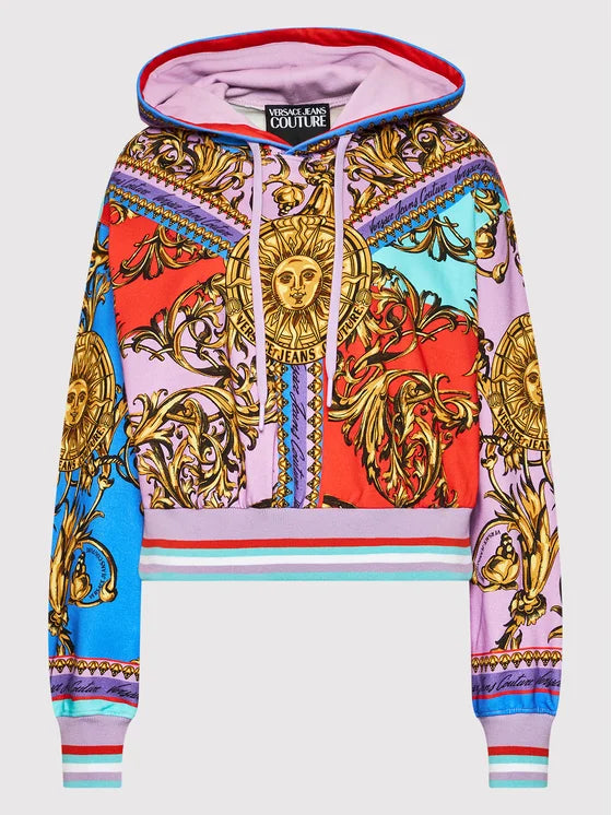 Versace Jeans Couture Multicolor Hoodie Sweatshirt