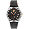 Versace Sport Tech Leather Watch