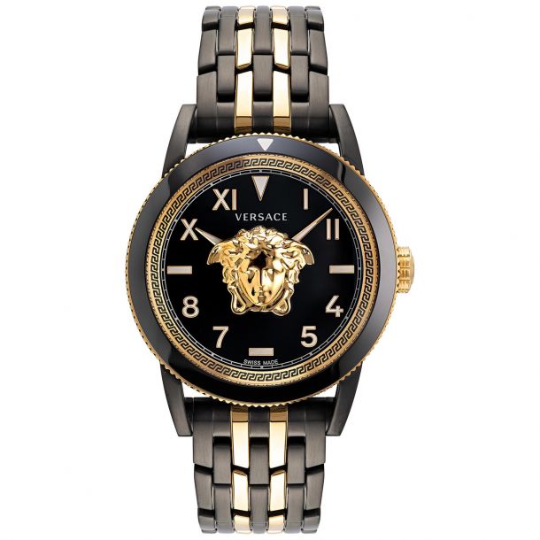 Versace Two Tone V-Palazzo Bracelet Watch