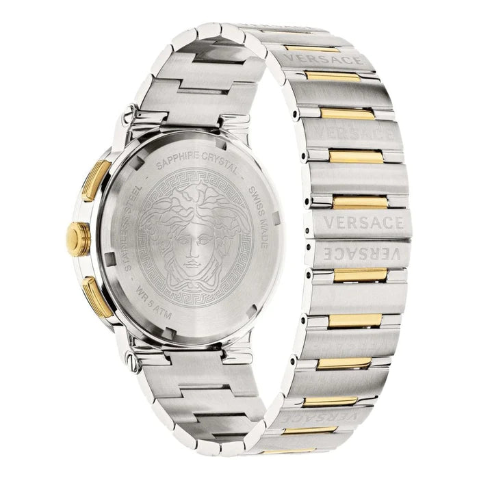 Versace Two-Tone Greca Logo Watch